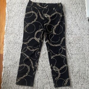 Chain Print Skinny Pants
